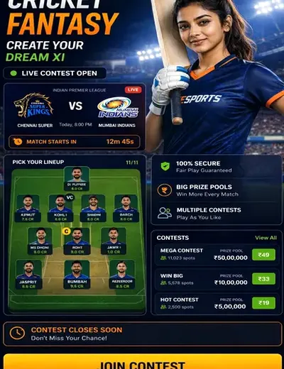 Ik6 (ik 6) fantasy cricket & matchday visual 3